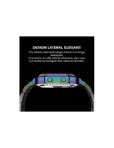 Smartwatch I6 IP68, écran 2,4 cm, GPS,...