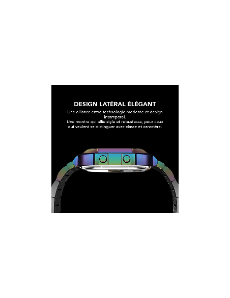 Smartwatch I6 IP68, écran 2,4 cm, GPS, podomètre, suivi du sommeil