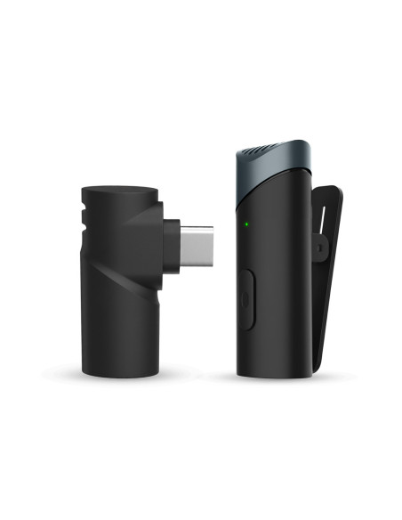 Microphone sans fil Type-C – Autonomie 6 heures, portée 10-15 m