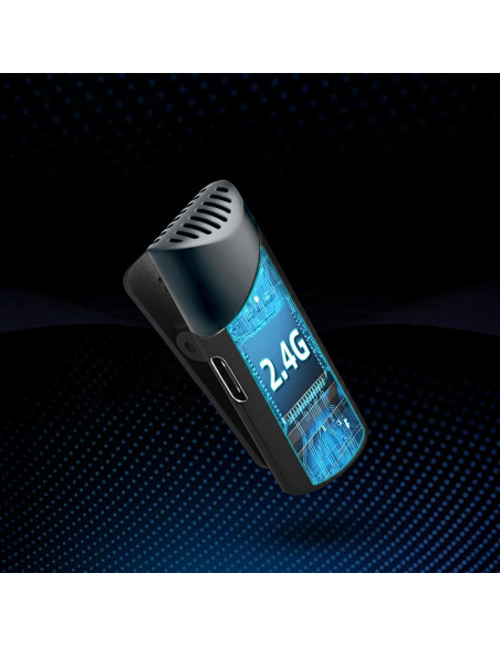 Microphone sans fil Type-C – Autonomie 6 heures, portée 10-15 m