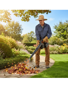 Souffleur sans fil GFJ-21A 42V Li-Ion 2 batteries –... 2