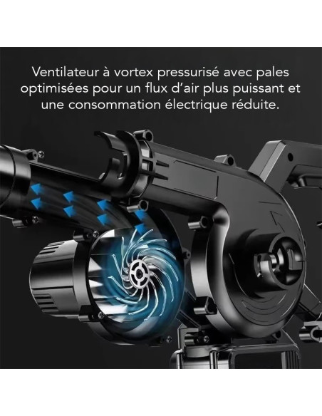 Souffleur sans fil GFJ-21A 42V Li-Ion 2 batteries – Puissant et rechargeable