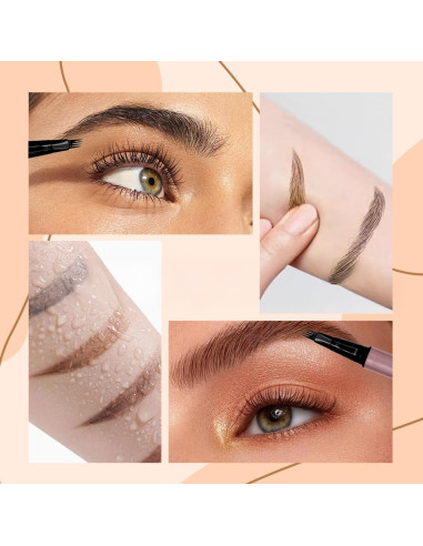 2X Crayon Sourcils et Barbe Microblading...