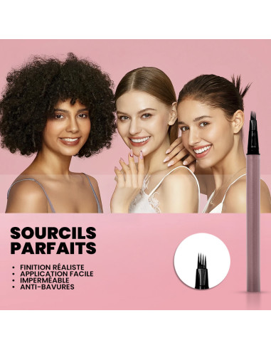 2X Crayon Sourcils et Barbe Microblading...
