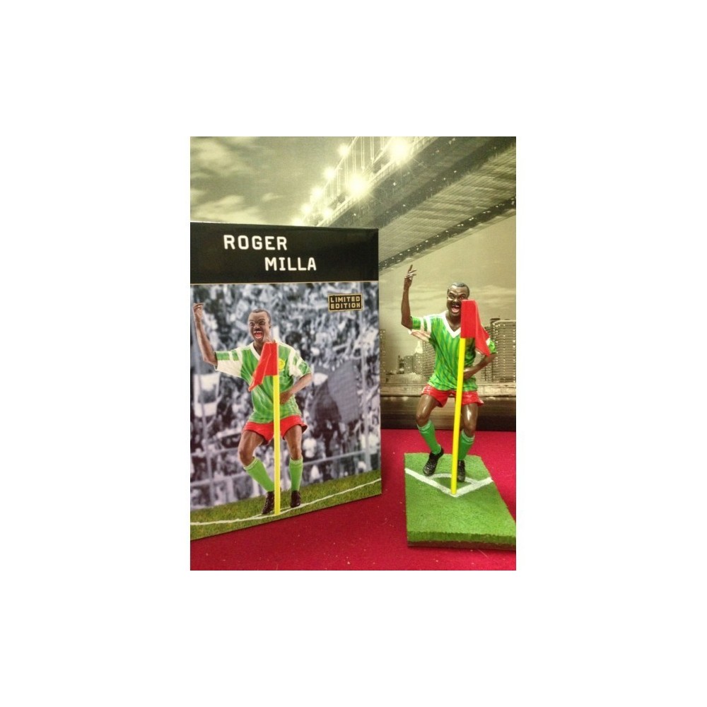 footballeur ROGER MILLA échelle 1: 9/16 cm (Limited Edition)