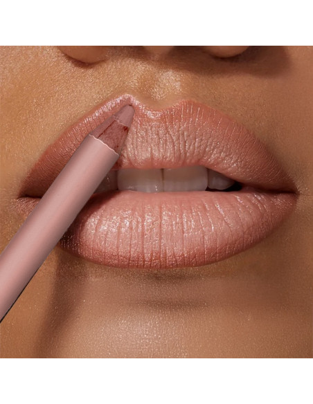Crayon à lèvres mat waterproof avec pinceau plat pour estomper