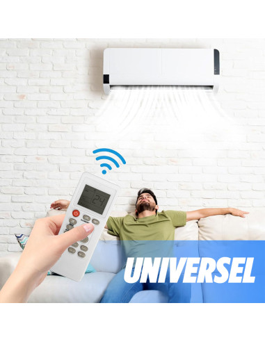 Télécommande universelle FOYU A/C LCD HD –...