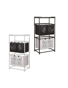 Panier à linge pliable et gain de place