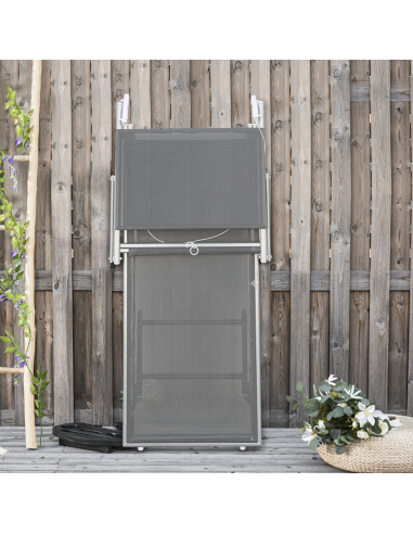 Lit de soleil LUXURIOUS avec parasol en...