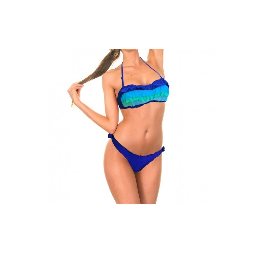  KL 233 - RUSTLE - Bikini pour femmes avec de jolis volants sur le devant 