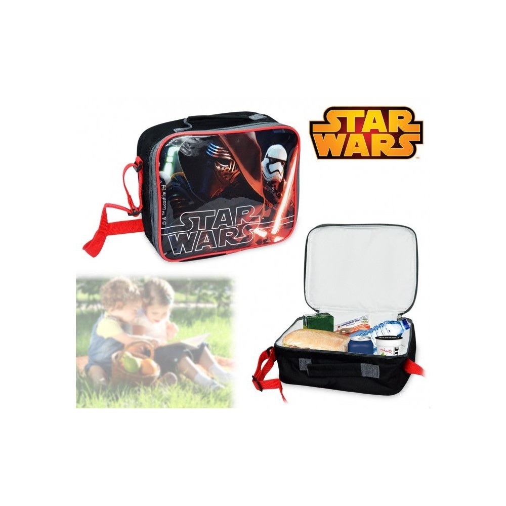  SWE7046 Sac thermique pour enfant - gouter - STAR WARS (6 x 20 x 9 cm)