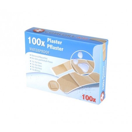 48339 Assortiment de bandes - Pansements (100 unités / imperméable à l'eau)