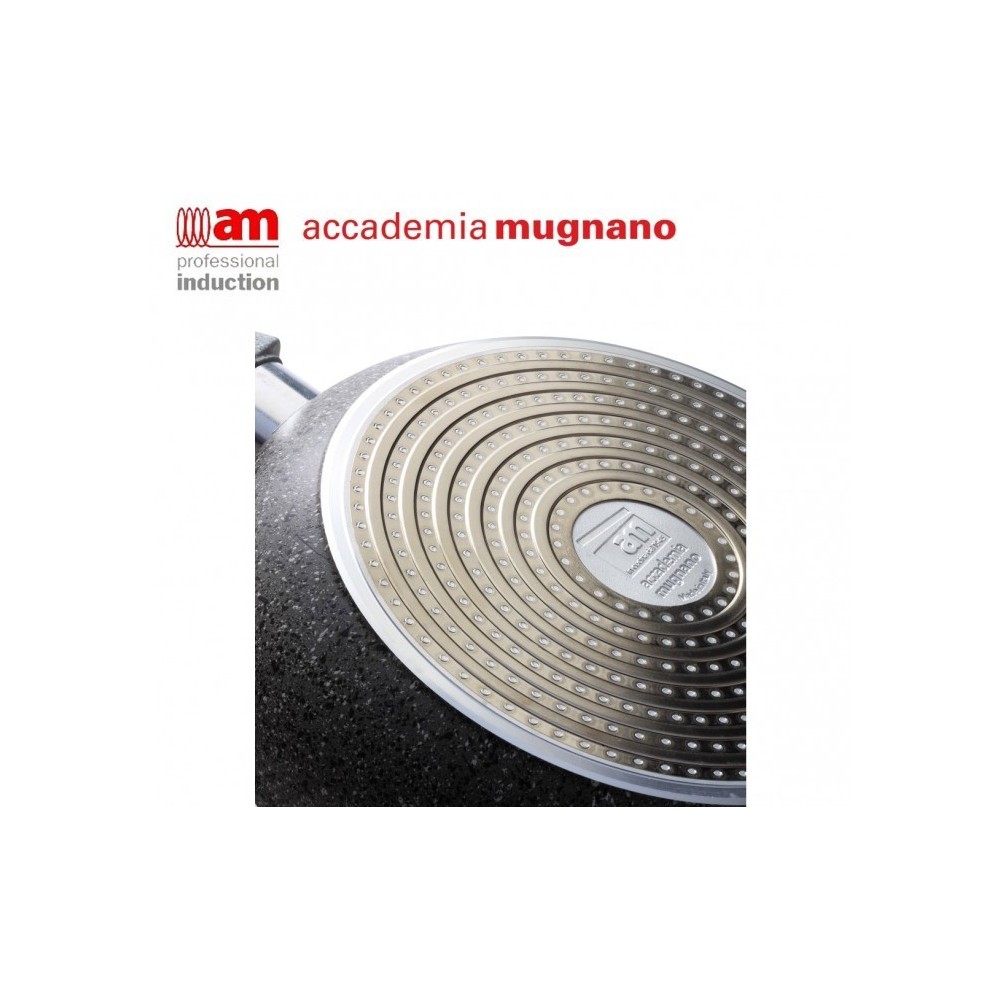 CPPDL20I - Poéle diam 16 cm effet pierre antiadherente - ACCADEMIA MUGNANO GRANITO - MINERAL STONE