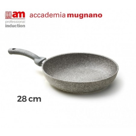 CPPDL28I - Poéle diam 28 cm effet pierre antiadherente - ACCADEMIA MUGNANO GRANITO - MINERAL STONE