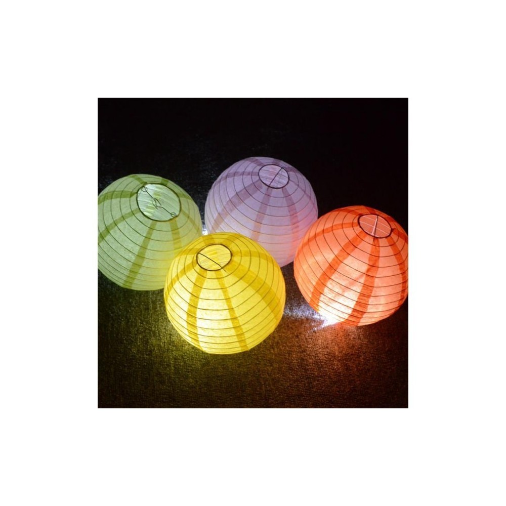 - 137148 ciel Lanterne RONDE approprié pour intérieur et extérieur (Pack de 5 pièces) 