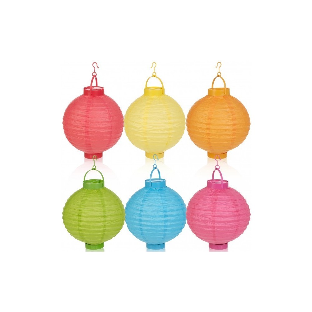 - 137148 ciel Lanterne RONDE approprié pour intérieur et extérieur (Pack de 5 pièces) 