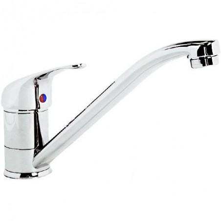 Robinet de cuisine mod acier chromé