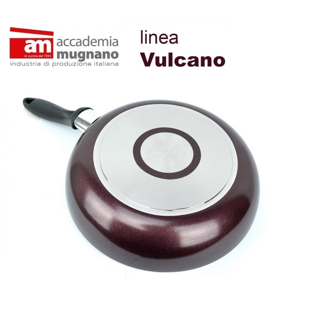 VUPDL30 - Poêle anti-adhésive - 30 cm ligne Accademia Mugnano effet pierre Vulcano