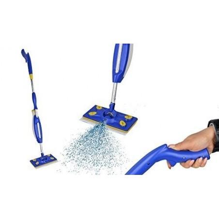 Balai spray - Mopa (comprend un chiffon en microfibre lavable) POLYVALENT