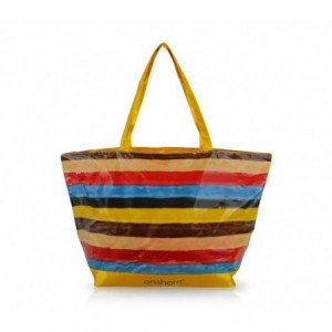58227- Sac de plage modèle Onshore Amira - Rayures - complètement étanche