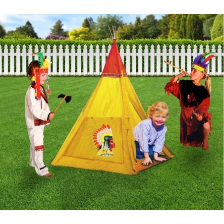 167755 - Tente indienne- Tipi 100x100x135 cm - pop-up - Cigioki