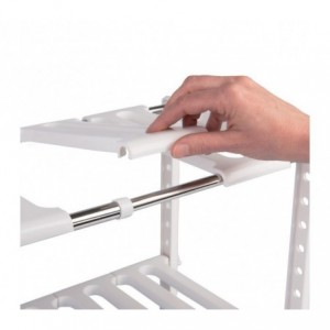 Organisateur modulaire 2 étagères pour intérieur d'armoires et de meubles (50X70X40 CM) 2