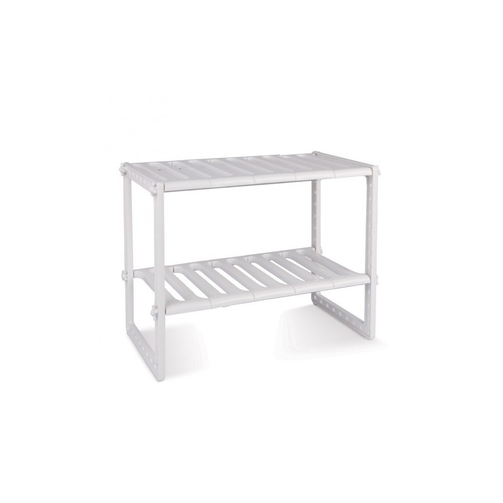 Organisateur modulaire 2 étagères pour intérieur d'armoires et de meubles (50X70X40 CM)