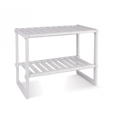 Organisateur modulaire 2 étagères pour intérieur d'armoires et de meubles (50X70X40 CM)