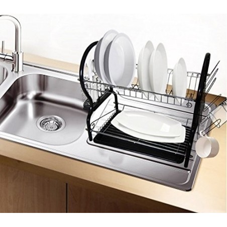 Egouttoir à deux niveaux (40 x 40 x 28 cm)