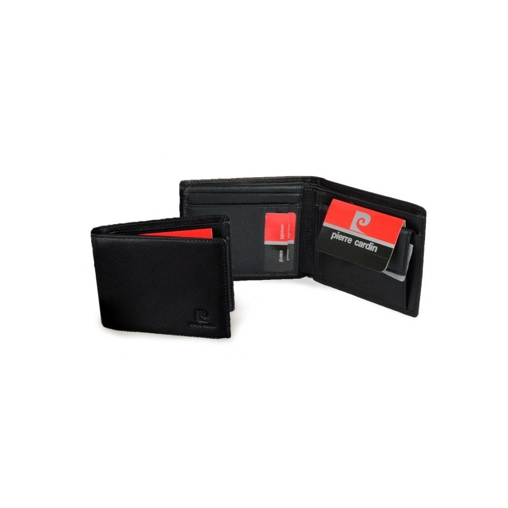 8866 - Coffret cadeau Pierre Cardin comprend ceinture en cuir et porte-monnaie