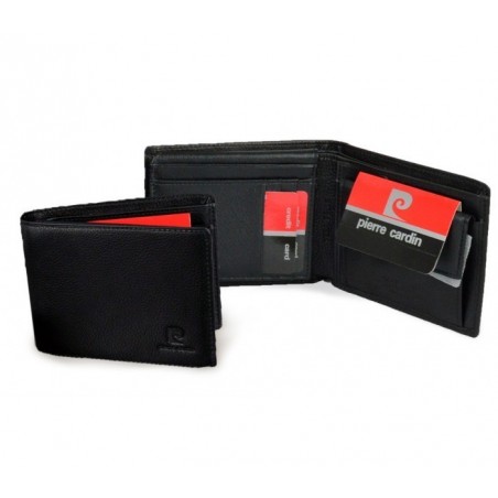 8866 - Coffret cadeau Pierre Cardin comprend ceinture en cuir et porte-monnaie