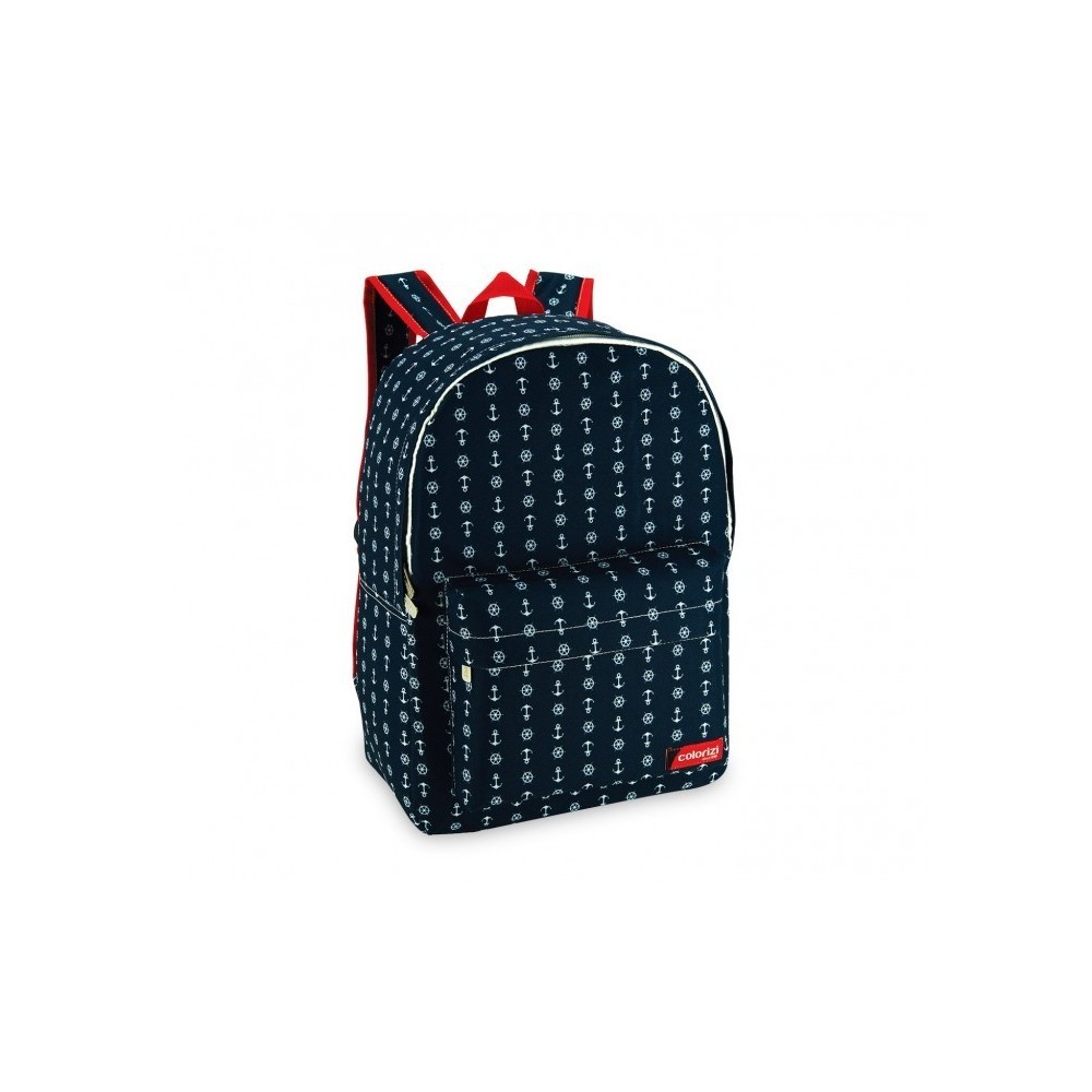 CR612NV - Sac à dos - mod. MARINE avec détail frontal (43x33x13)