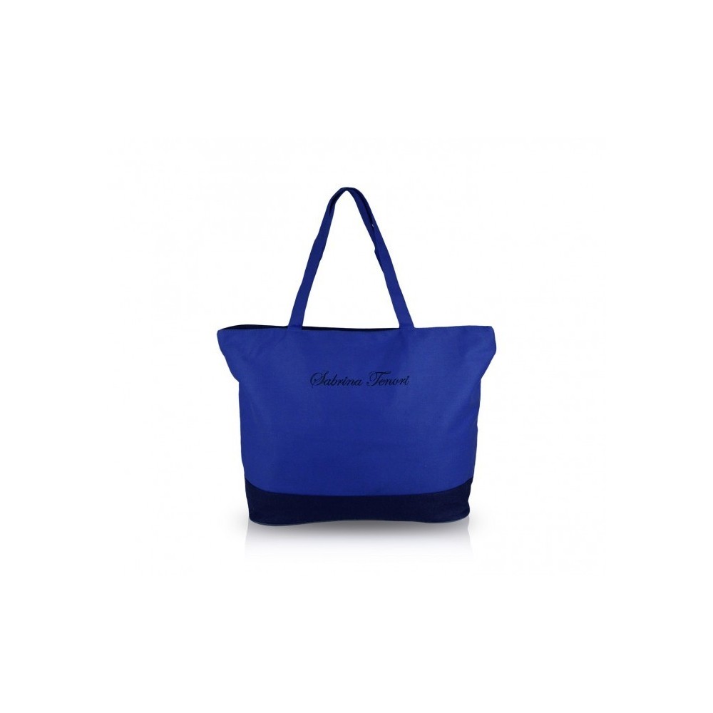 24356 - Sac de plage mod. Sabrina - BICOLOR (Bleu clair)