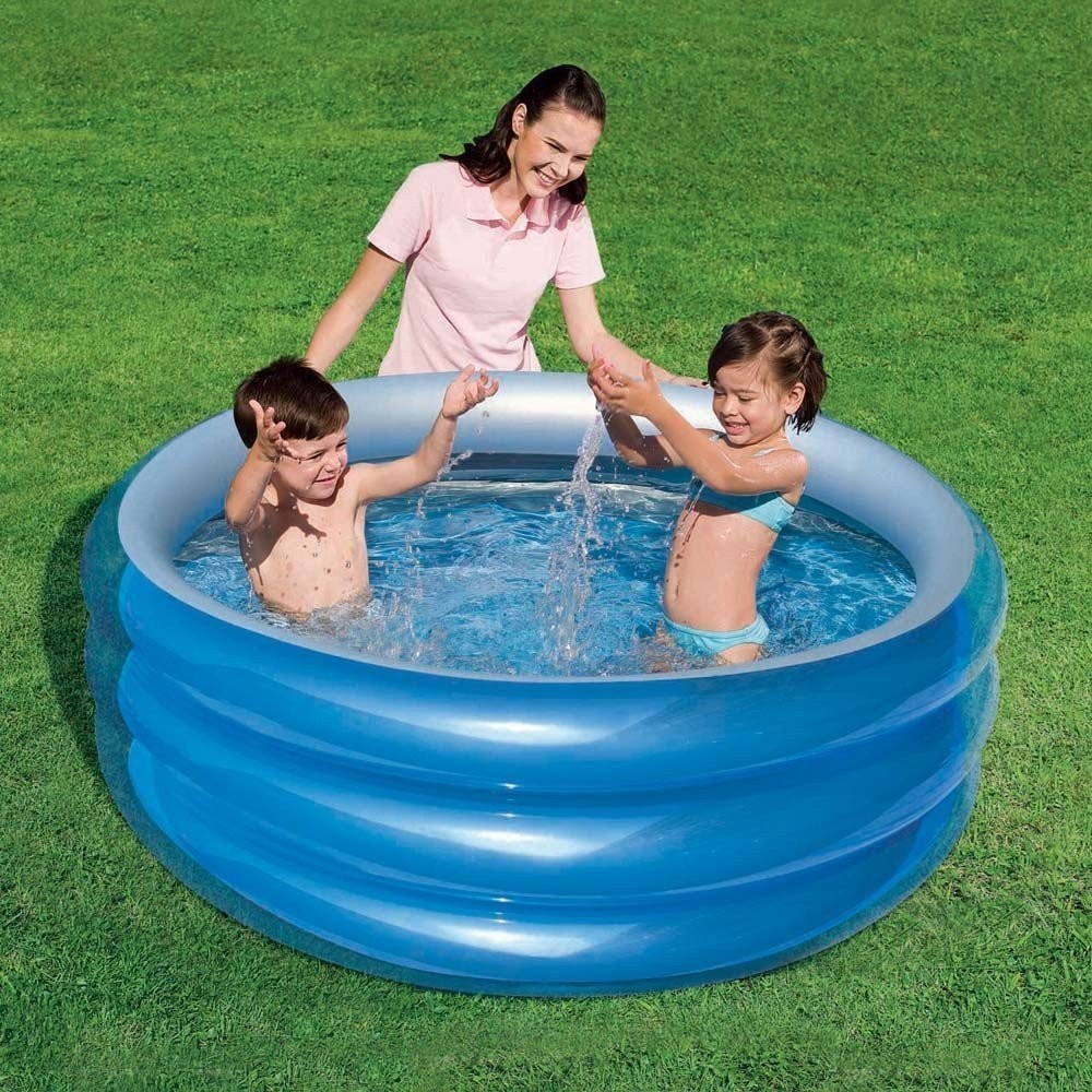 51117 - Piscine gonflable - arc en ciel - Bestway 4 anneaux 157 x 46 cm