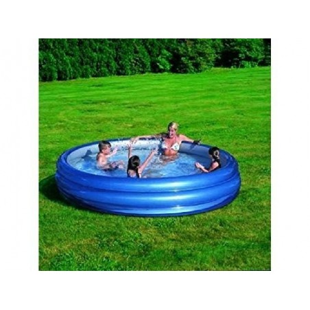 51042 - Piscine gonflable 3 anneaux - Bestway - 170 x 53 cm revêtement réfléchissant