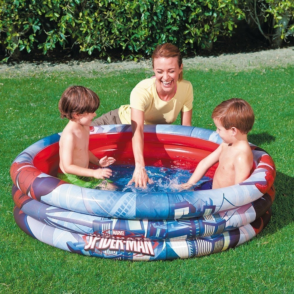 51103 - Bestway - Piscine gonflable 3 anneaux effet nuage 152 x 30 cm