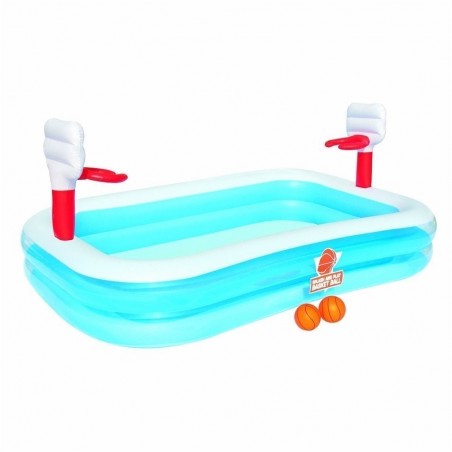 54006 -Piscine rectangulaire vinyle gonflable - Bestway - 262x175x51 cm- 2 anneaux  54006 -Piscine rectangulaire vinyle gonflable - Bestway - 262x175x51 cm- 2 anneaux