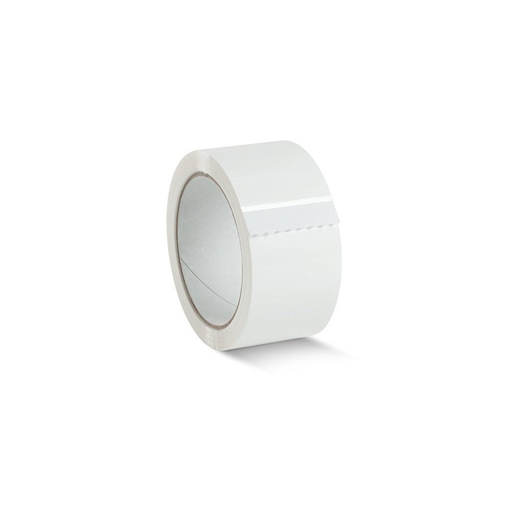 6 pcs emballage ruban adhésif 50 mm x 132 m - Blanc - MADE IN ITALY