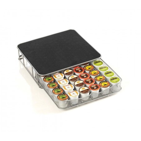 Distributeur de capsules de café - port métallique - capacité 40 capsules - de conception post-moderne 4 726 104