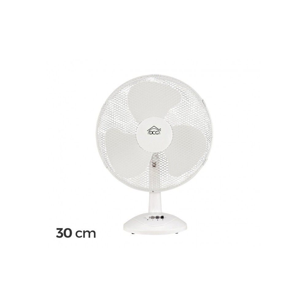 DCG - Ventilateur avec 3 lames réglables 3 vitesses 34,5 x 23,2 x 46cm