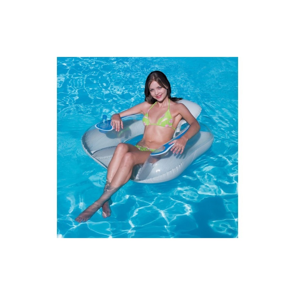 43097 - Fauteuil gonflable - BESTWAY - en 2 couleurs 102 x 94 cm