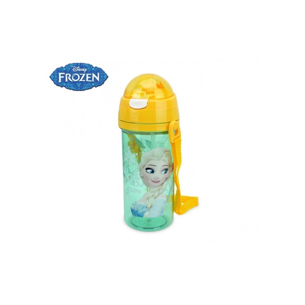 Sac de plage la Reine des Neiges comprenant une bouteille et une serviette