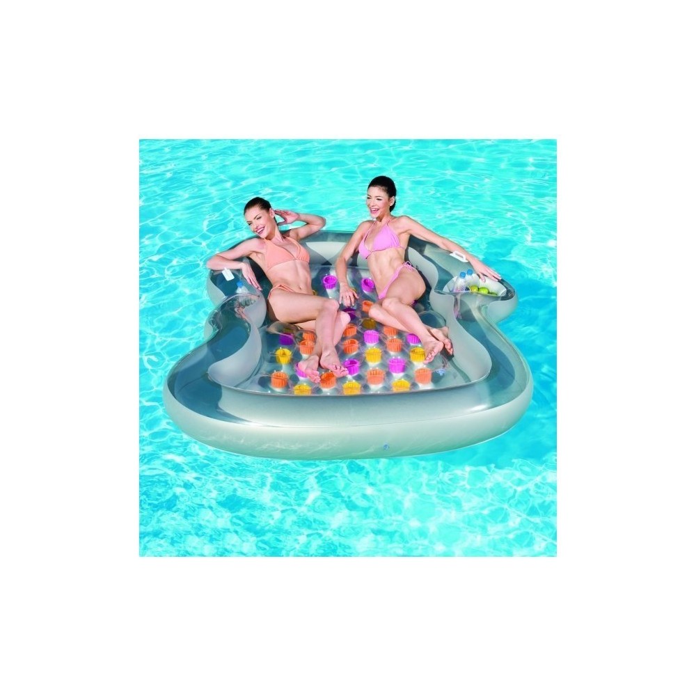 43045 - Matelas gonflable pour 2 personnes - Bestway -216 x 178 x 30 cm