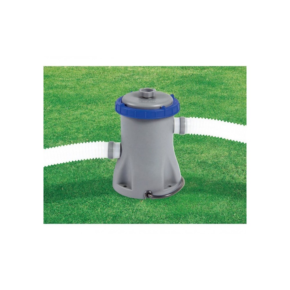 56411 - Piscine de structure de masse avec moteur - Bestway - 300 x 201 x 66 cm