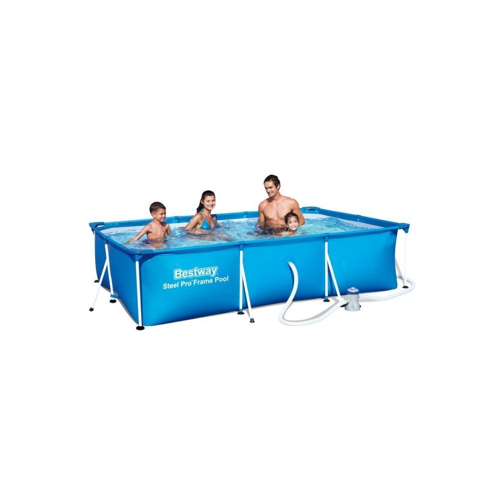 56411 - Piscine de structure de masse avec moteur - Bestway - 300 x 201 x 66 cm