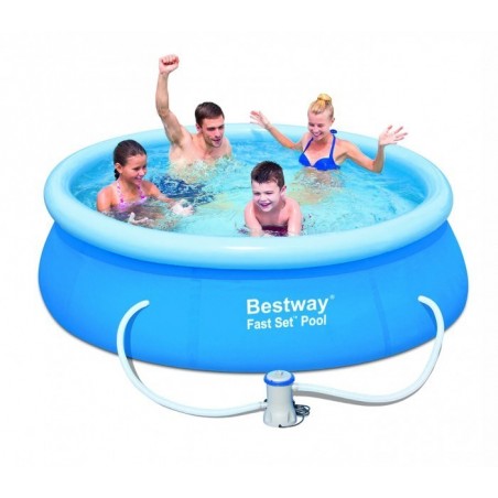57268 - Piscine hors sol ronde Bestway 244 x 66 cm PVC 57268 - Piscine hors sol ronde Bestway 244 x 66 cm PVC
