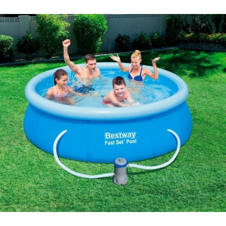 57268 - Piscine hors sol ronde Bestway 244 x 66 cm PVC 57268 - Piscine hors sol ronde Bestway 244 x 66 cm PVC