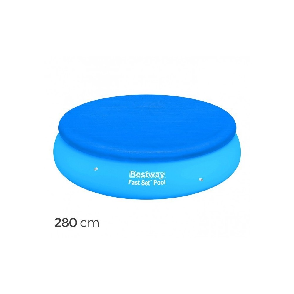 58032 - Couverture pour piscine gonflable - Bestway - 280 cm en PE