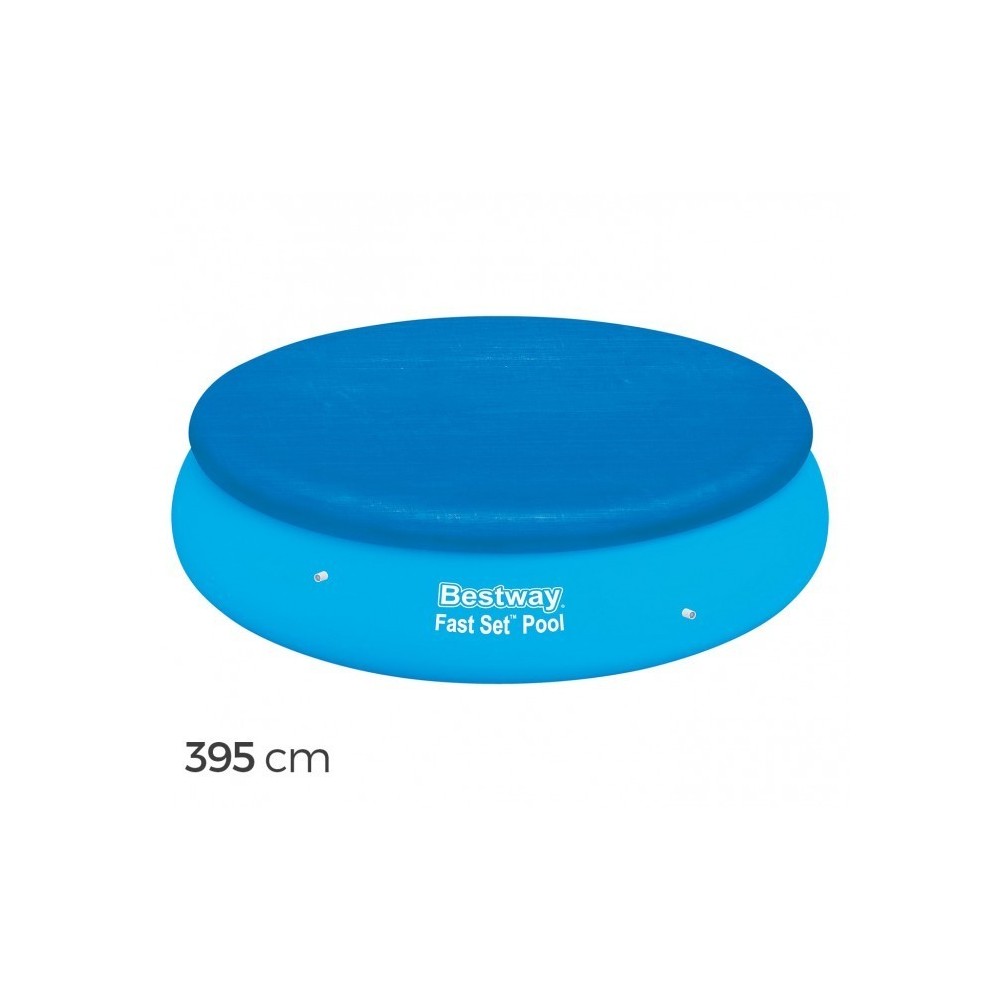 58034 - Couverture pour piscine hors sol - ronde - 395 cm Bestway en Pvc