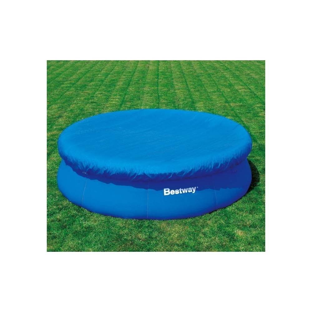 58034 - Couverture pour piscine hors sol - ronde - 395 cm Bestway en Pvc